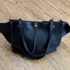 Rebecca Minkoff Black Studded Leather Tote
